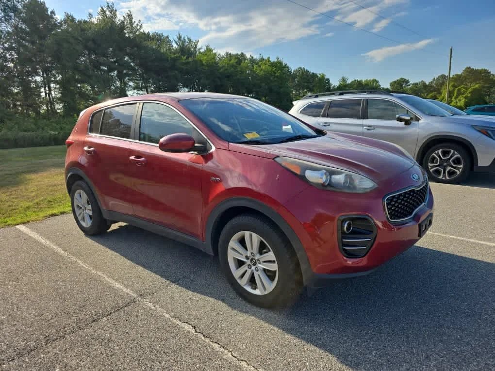 Used 2017 Hyper Red Kia LX image 3