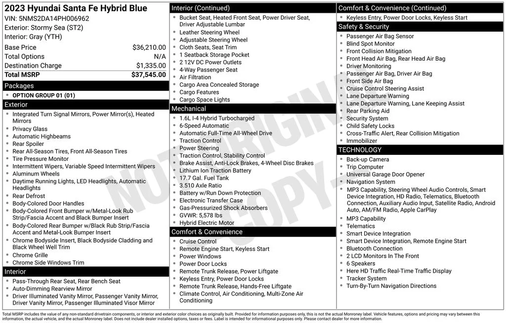 Used 2023 Blue Hyundai Blue image 17