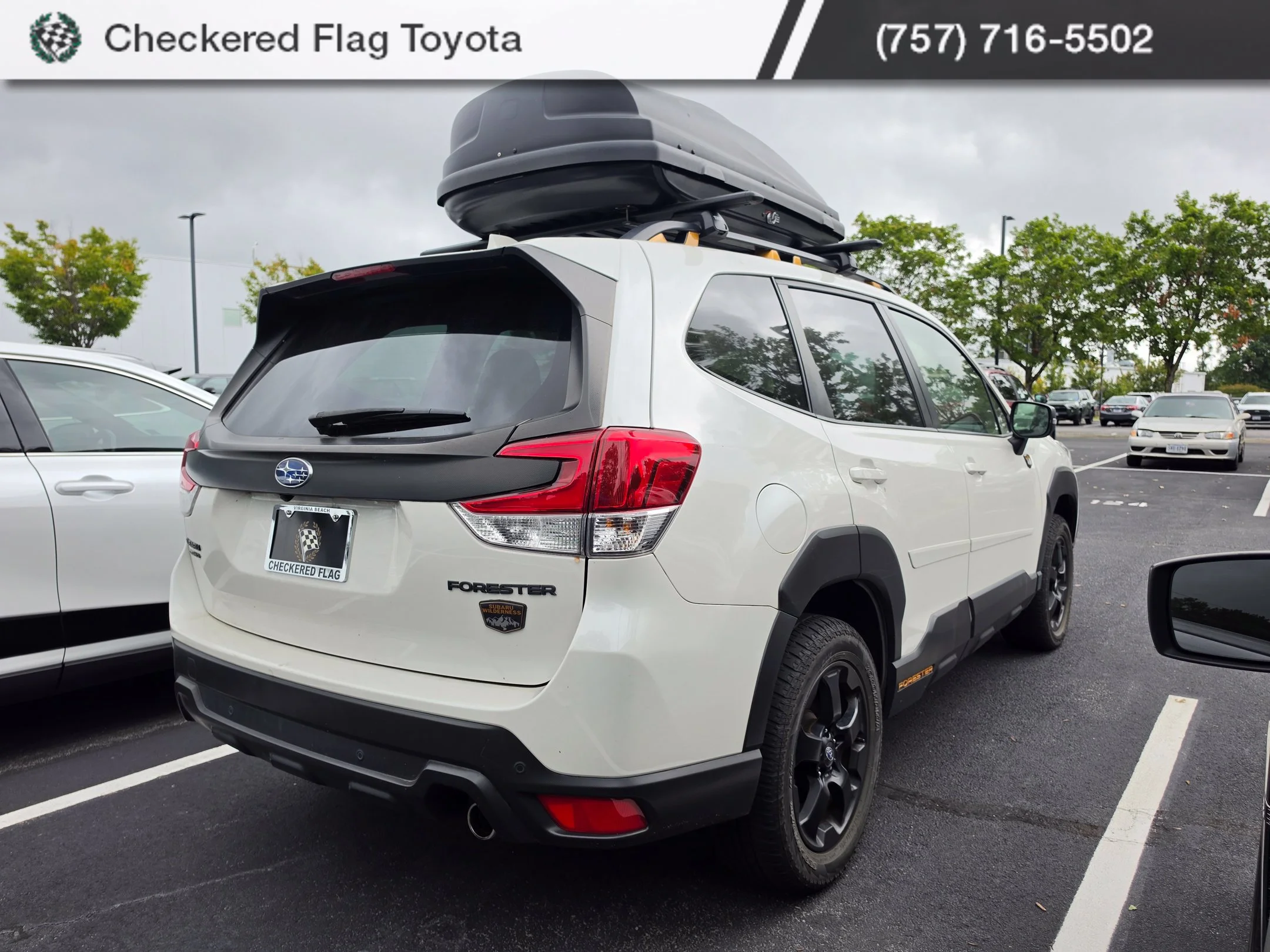 Used 2023 Crystal White Pearl Subaru Wilderness image 6