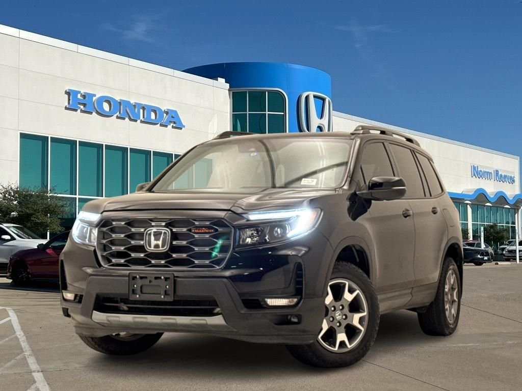 Used 2023 Crystal Black Pearl Honda TrailSport image 1