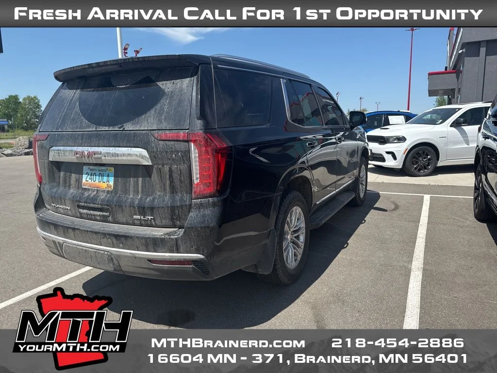 Used 2021 Black GMC SLT image 6