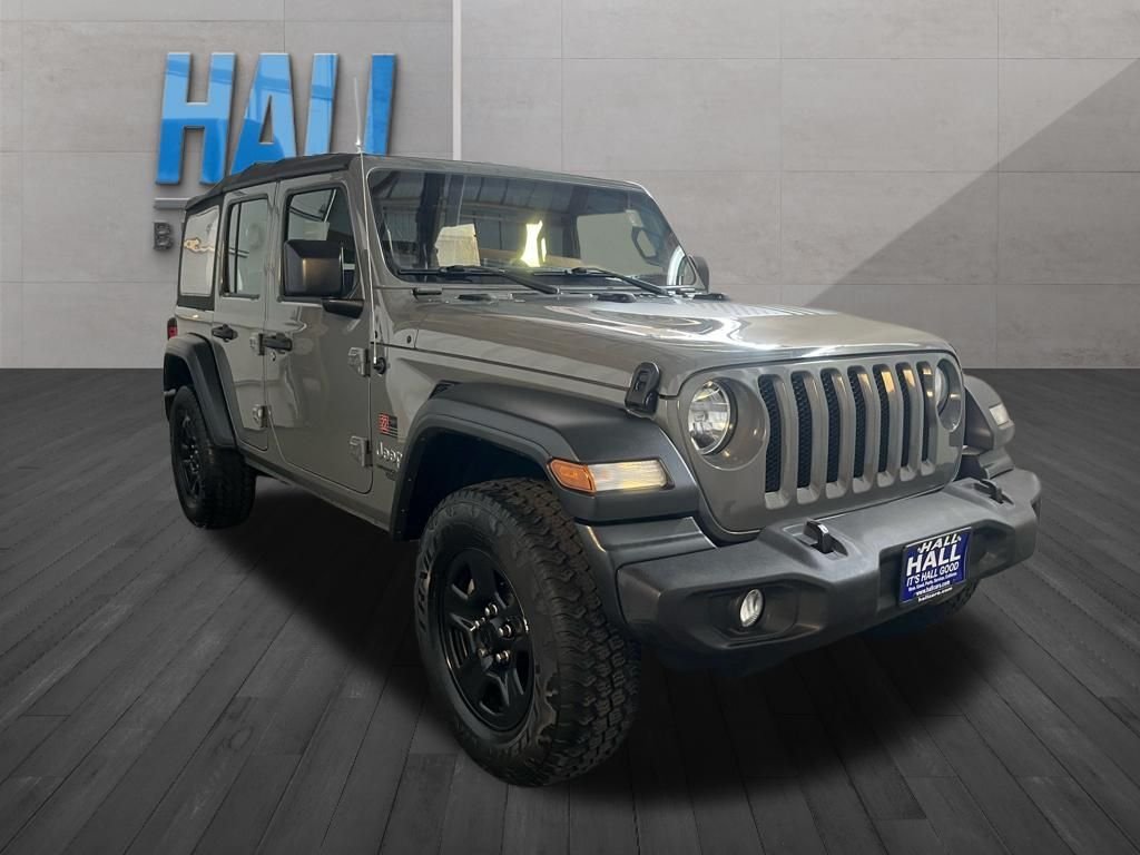 Used 2018 Gray Jeep Unlimited Sport image 8