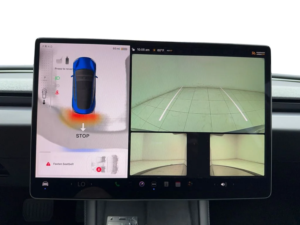 Used 2025 Blue Tesla Long Range NAV,CAM,PANO,HTD STS,BLIND SPOT,18" WLS image 26