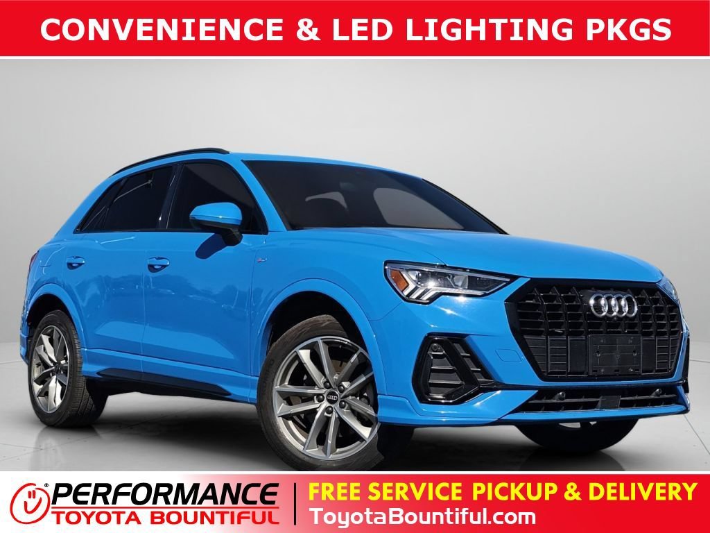 Used 2022 Blue Audi Premium Plus image 1