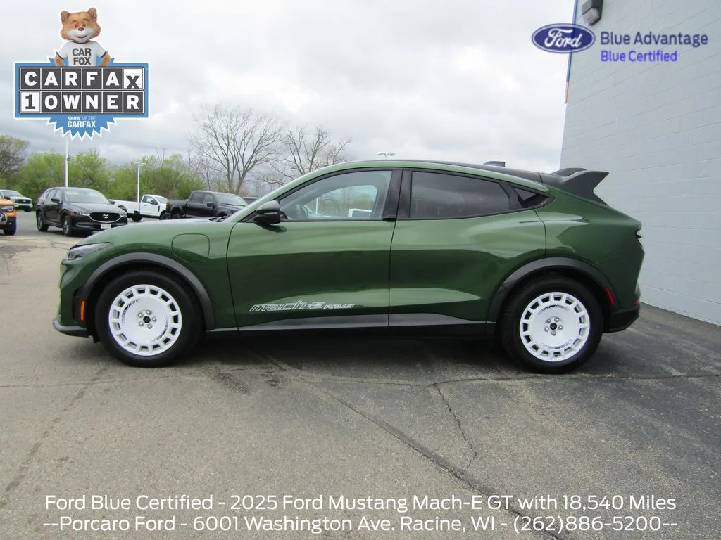 Certified 2025 Ford Mustang Mach-E GT AWD with VIN 3FMTK4SX1SMA05809 for sale in Racine, WI