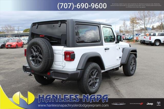 New 2026 Bright White Clear-Coat Exterior Paint Jeep Sport S image 7