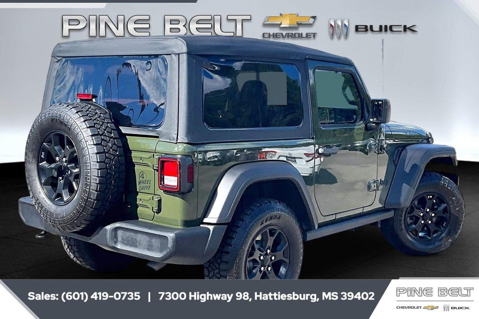 Used 2023 Sarge Green Clearcoat Jeep Willys Sport image 11