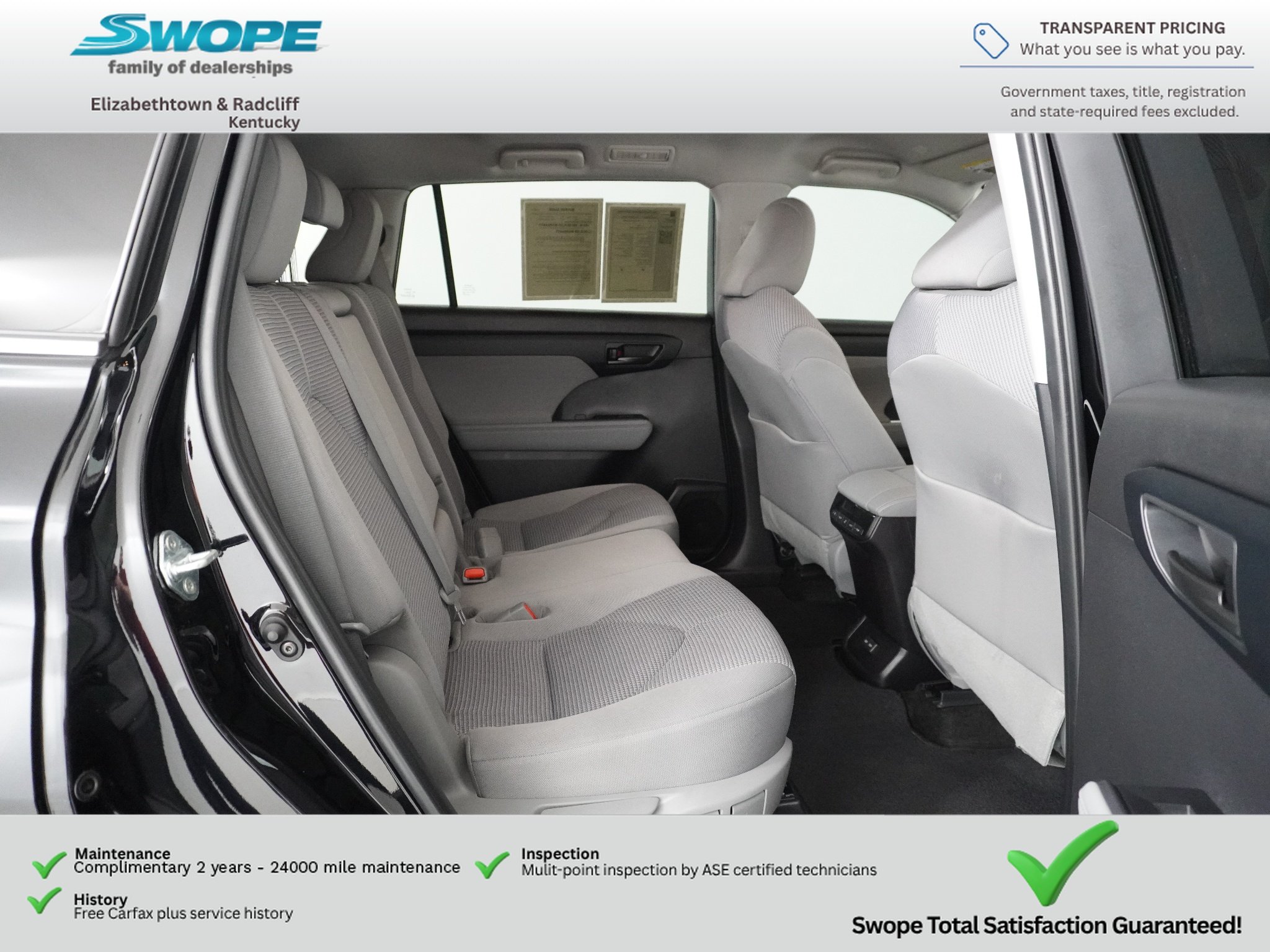 Used 2023 Midnight Black Metallic Toyota Hybrid LE image 11