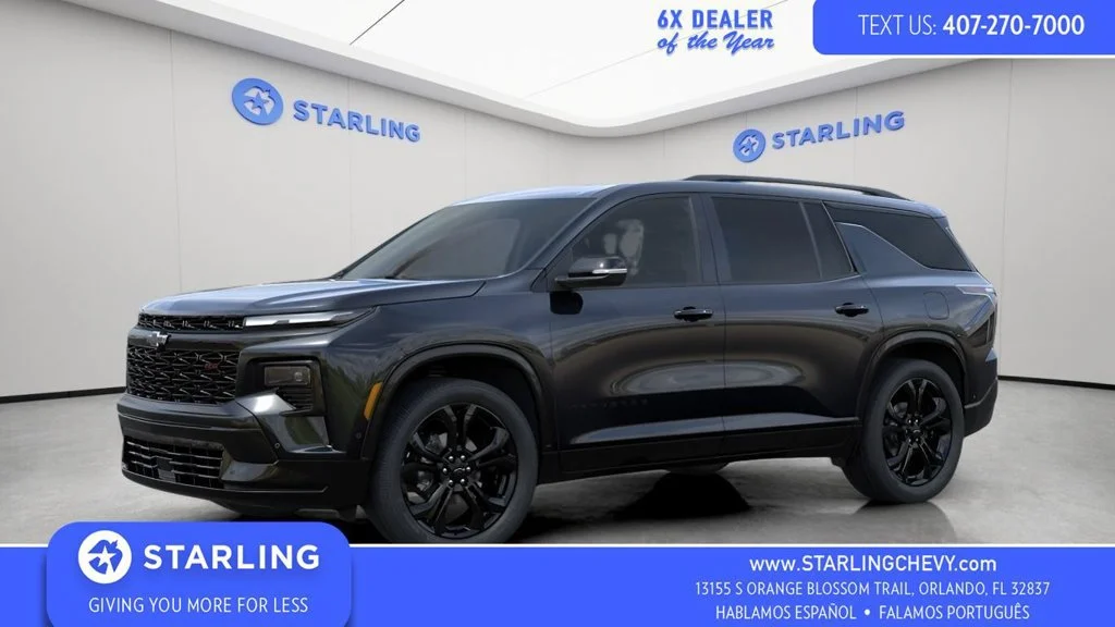 New 2027 Mosaic Black Metallic Chevrolet RS image 1