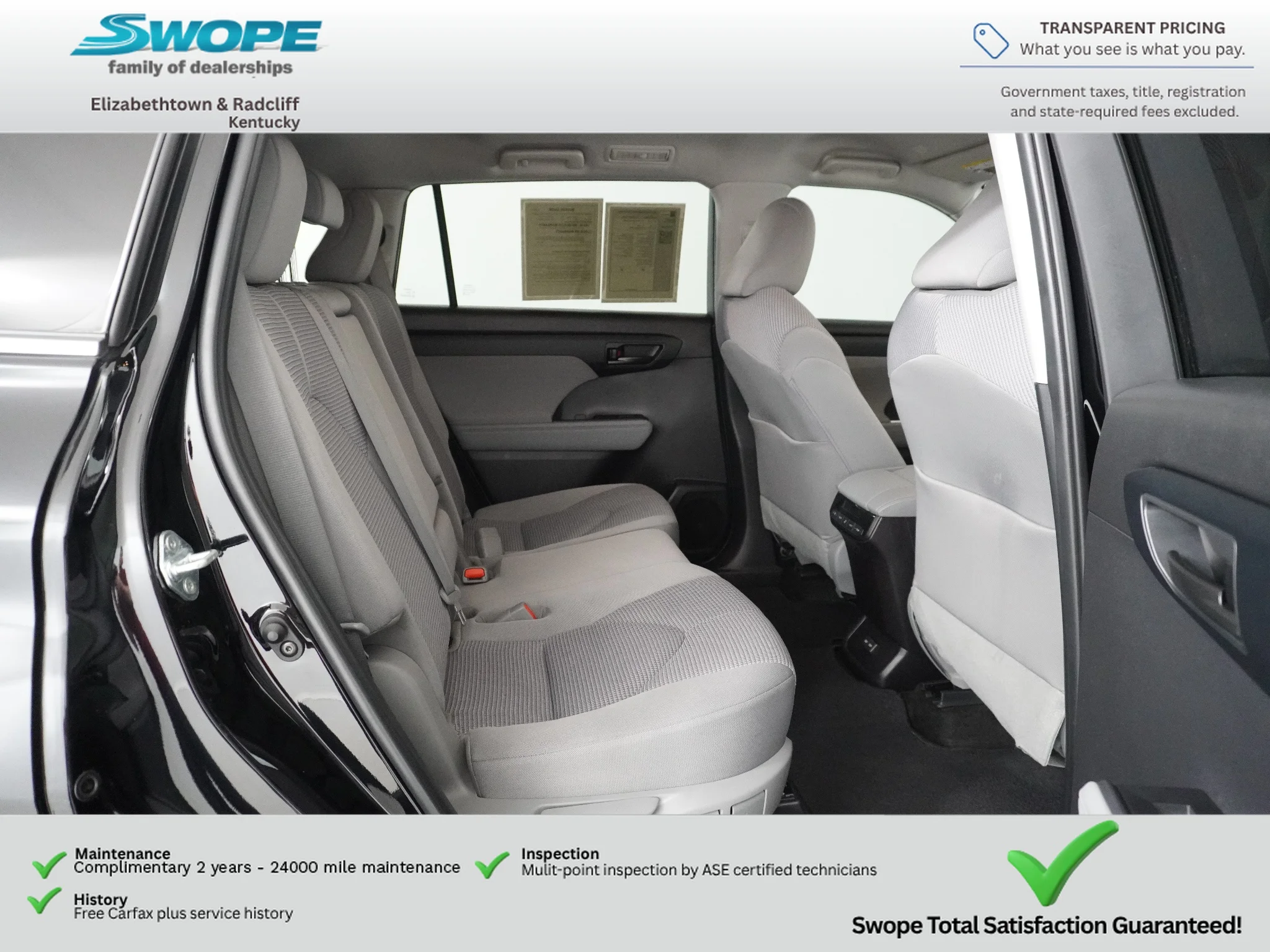 Used 2023 Midnight Black Metallic Toyota Hybrid LE image 11