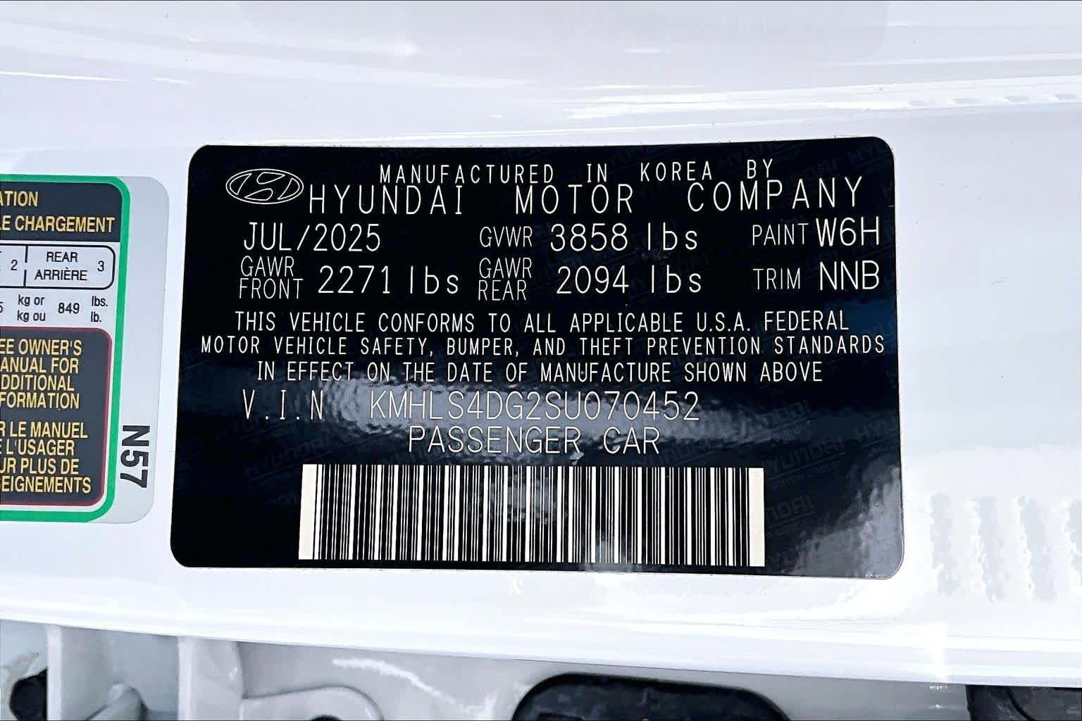 Used 2025 Serenity White Hyundai SEL Convenience image 34