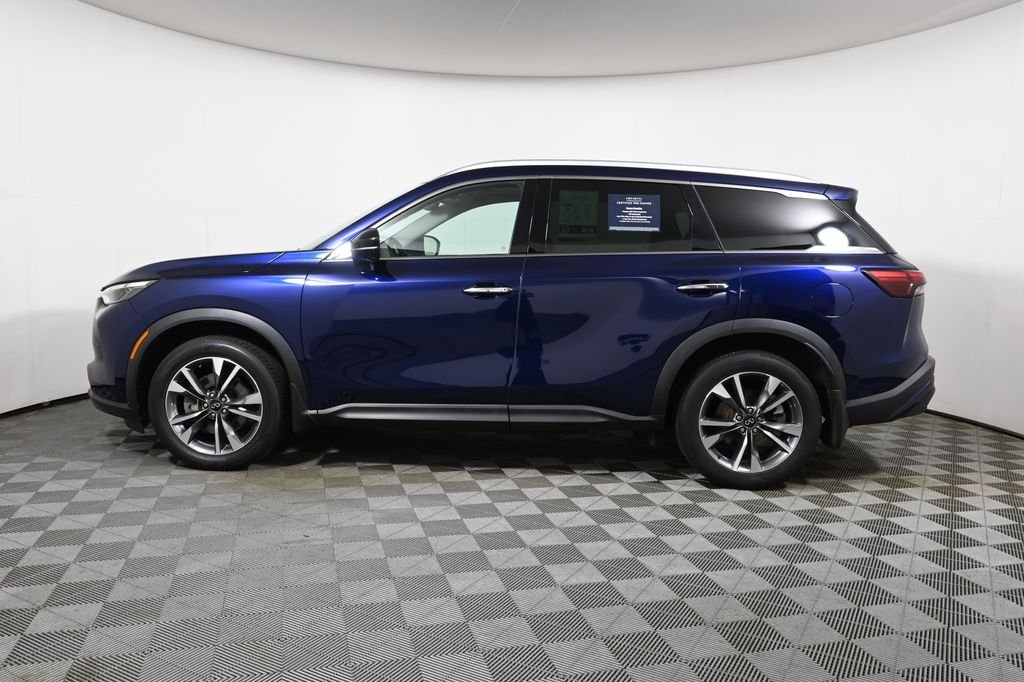 Certified Used 2023 Blue INFINITI LUXE image 2