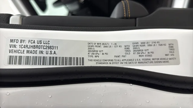 New 2026 Bright White Clearcoat Jeep Limited image 37