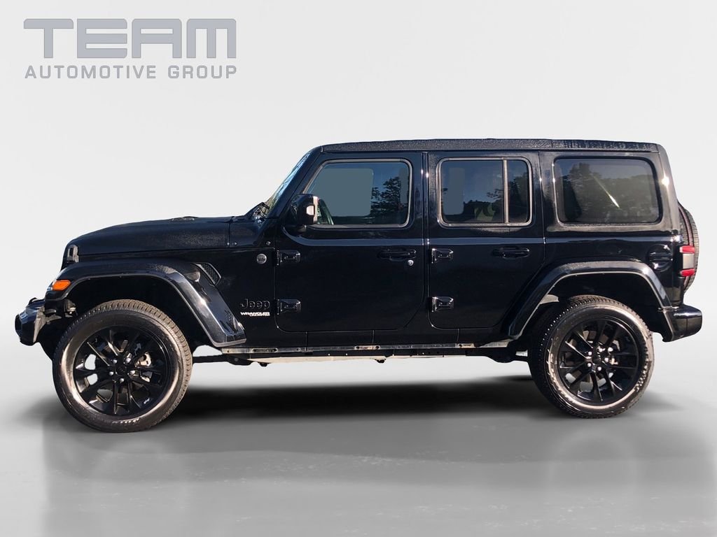 Used 2022 Black Jeep Unlimited Sahara High Altitude image 4