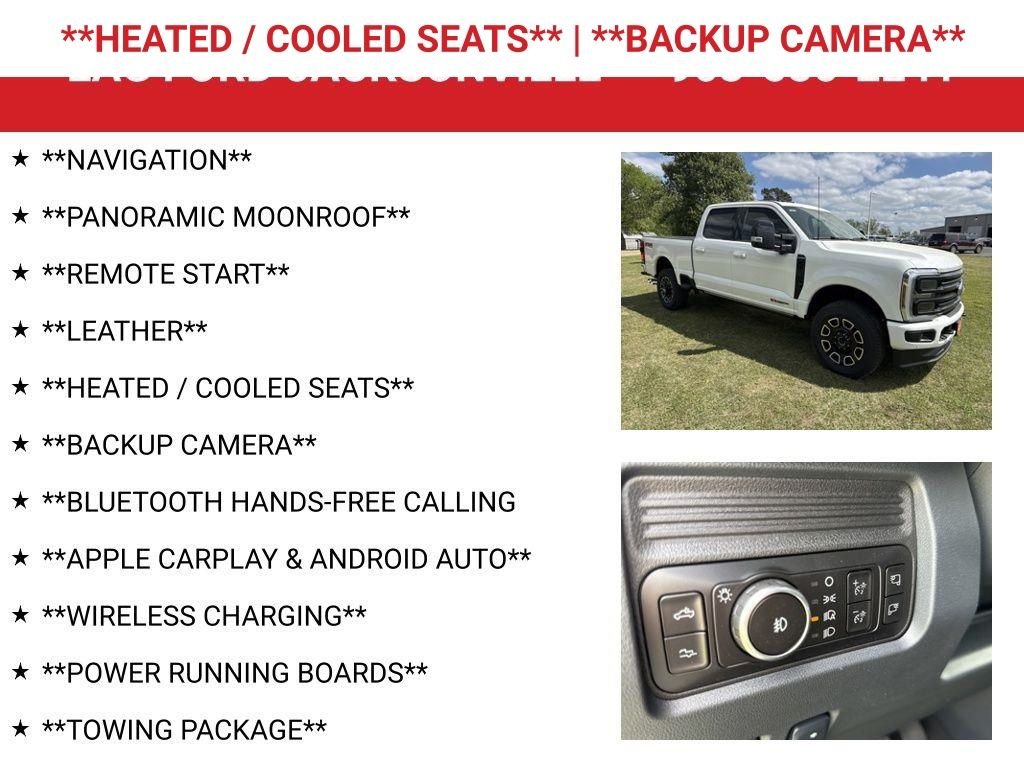 New 2026 Star White Metallic Tri-Coat Ford F-250® Platinum® image 5