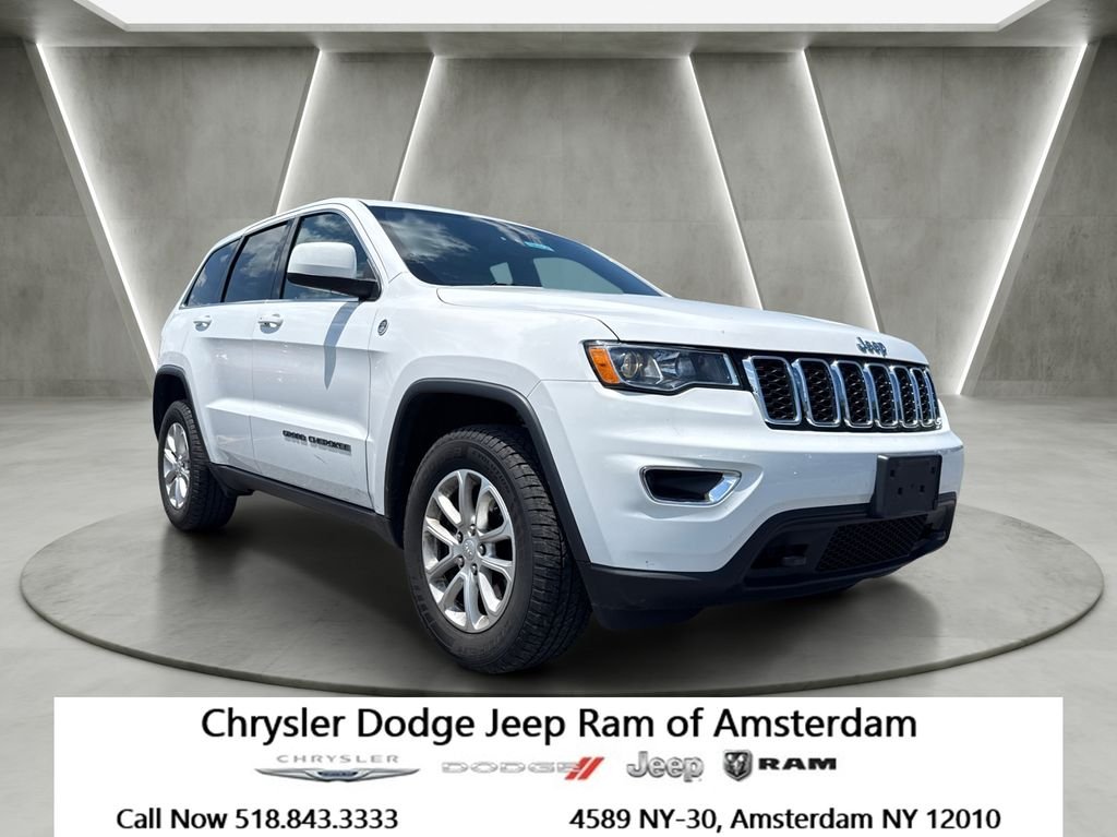 Used 2021 White Jeep Laredo E image 1