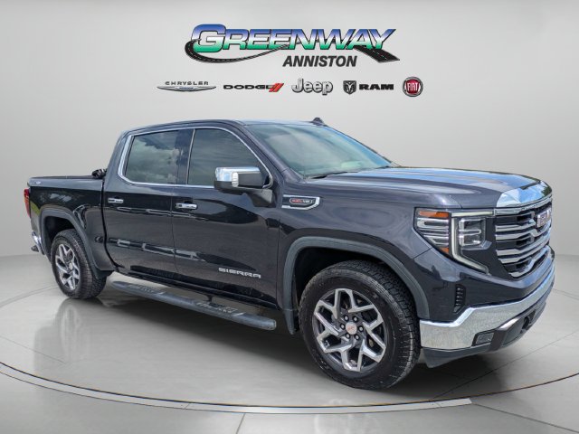 Used 2022 Titanium Rush Metallic GMC SLT image 1