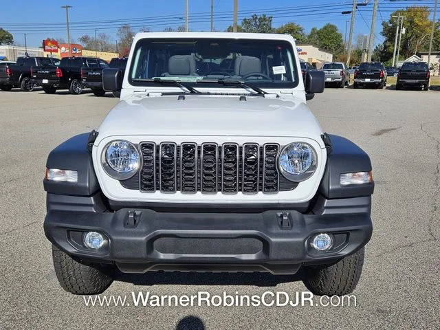 New 2026 Bright White Clear-Coat Exterior Paint Jeep Sport S image 2