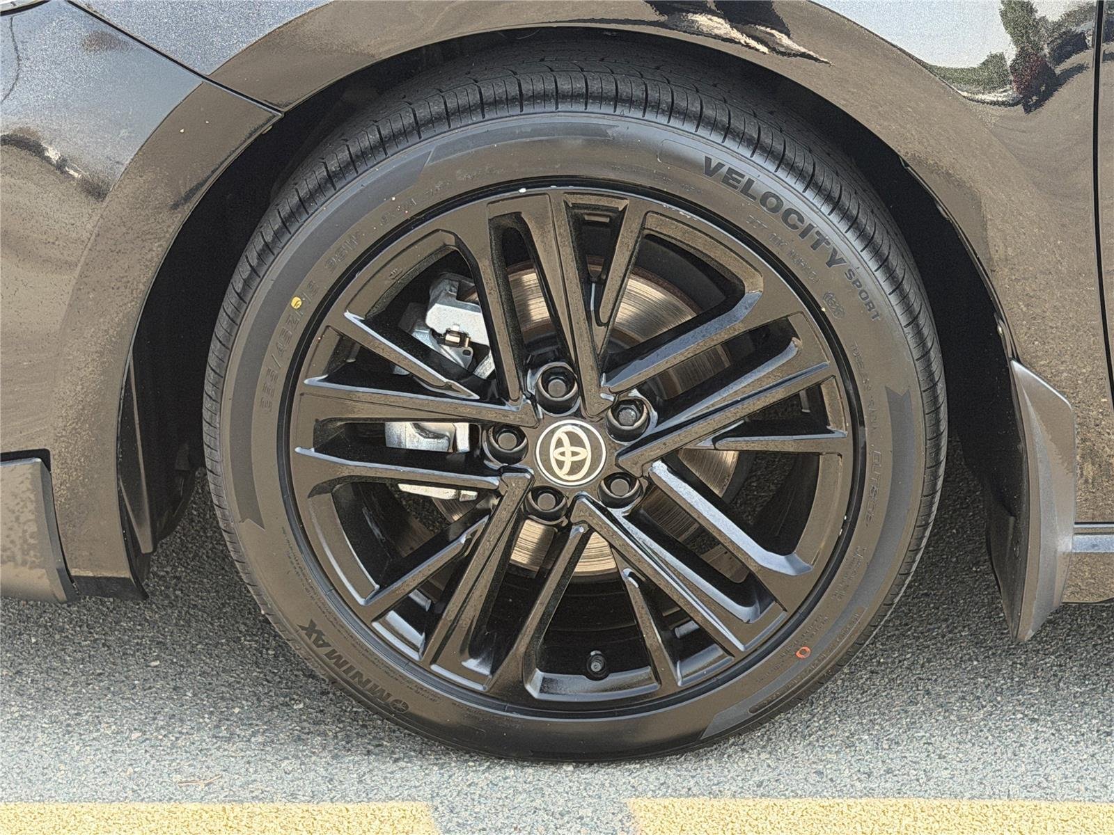 Used 2025 Midnight Black Metallic Toyota SE image 27