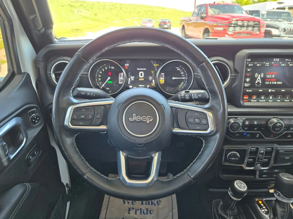 Used 2023 White Jeep Sahara 4xe image 18