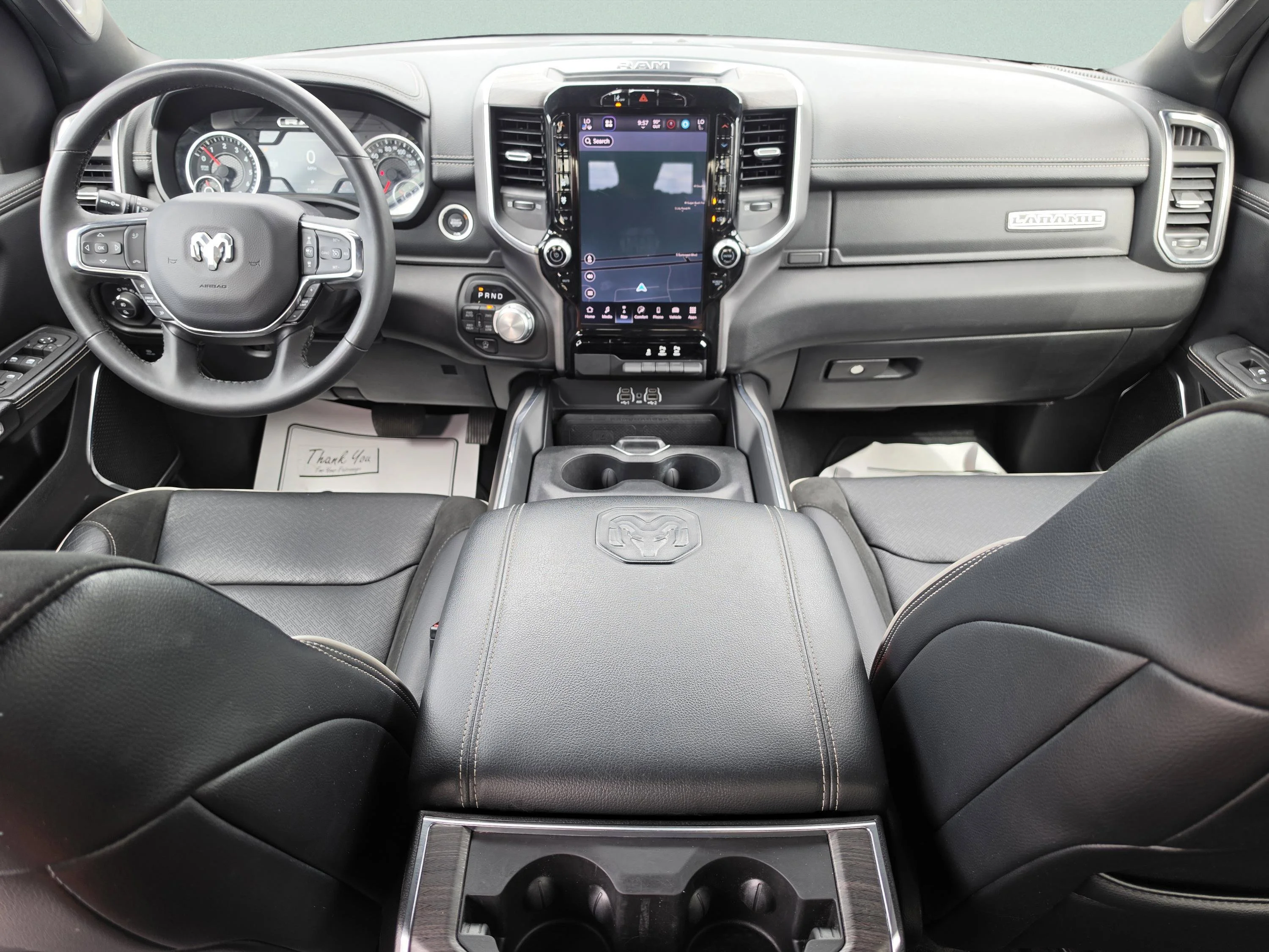 Used 2025 Bright White Clearcoat Ram Laramie image 19