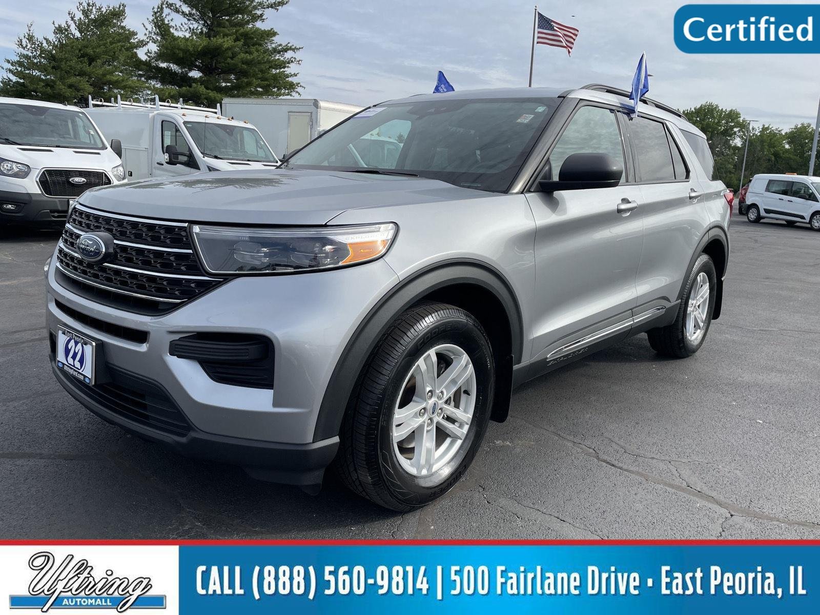 Used 2022 Iconic Silver Ford XLT image 1