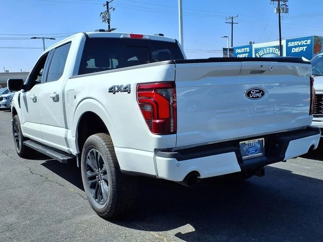New 2026 Star White Metallic Tri-Coat Ford Lariat image 4