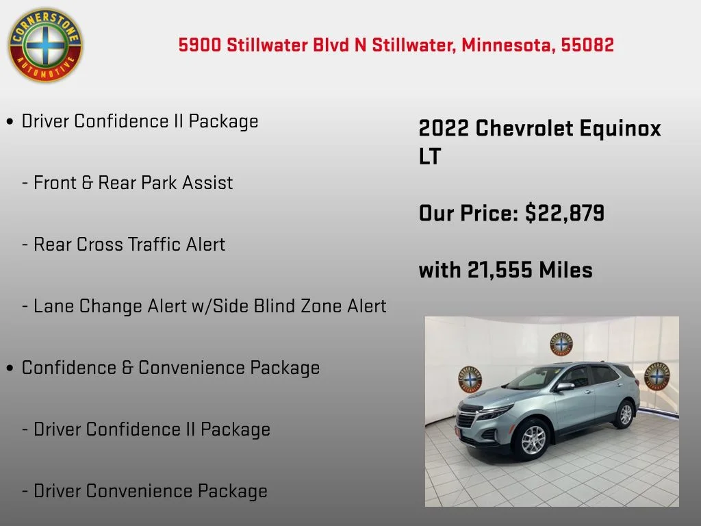 Used 2022 Blue Chevrolet LT image 5