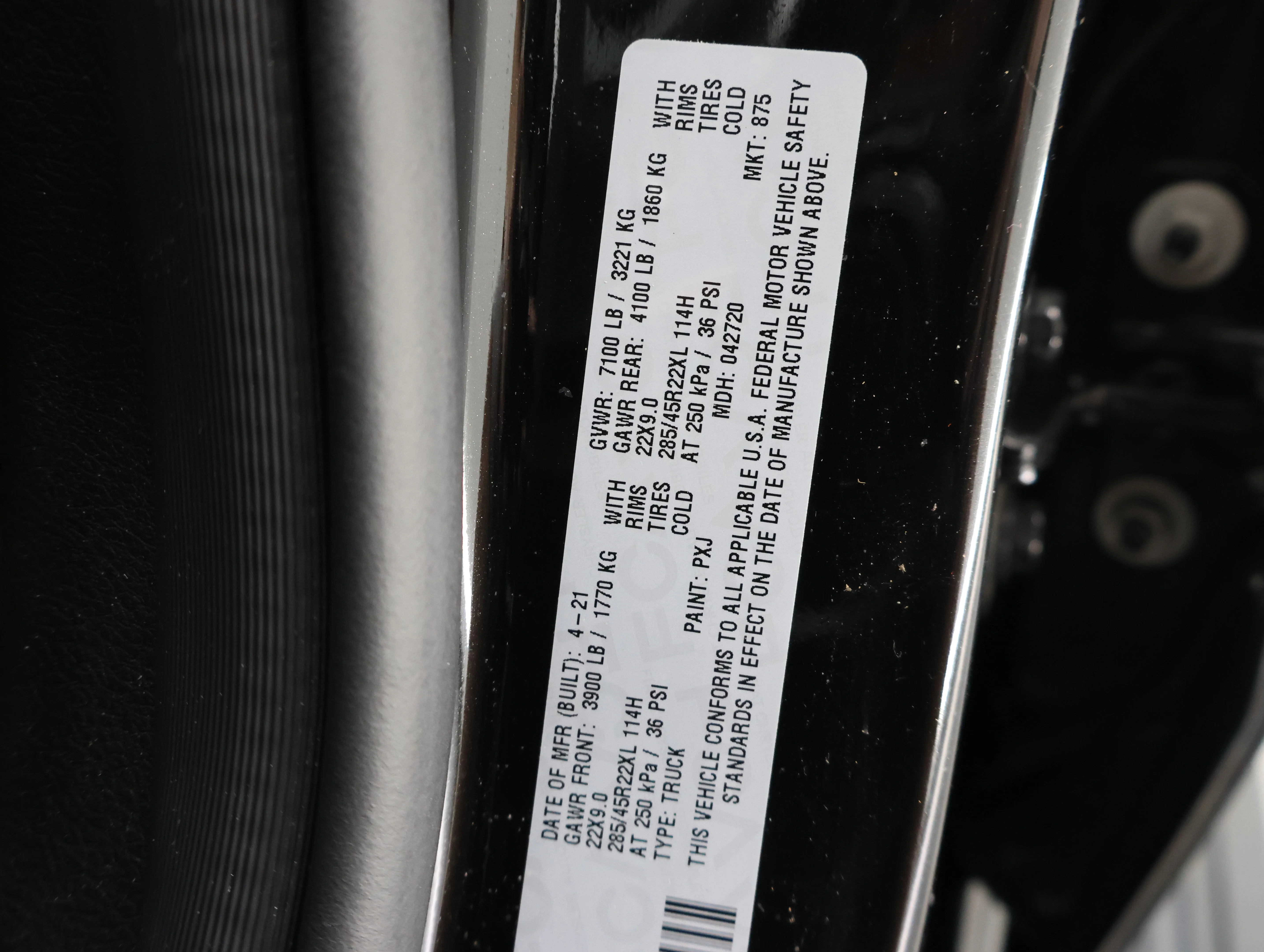 Used 2021 Diamond Black Crystal Pearlcoat Ram Laramie image 60