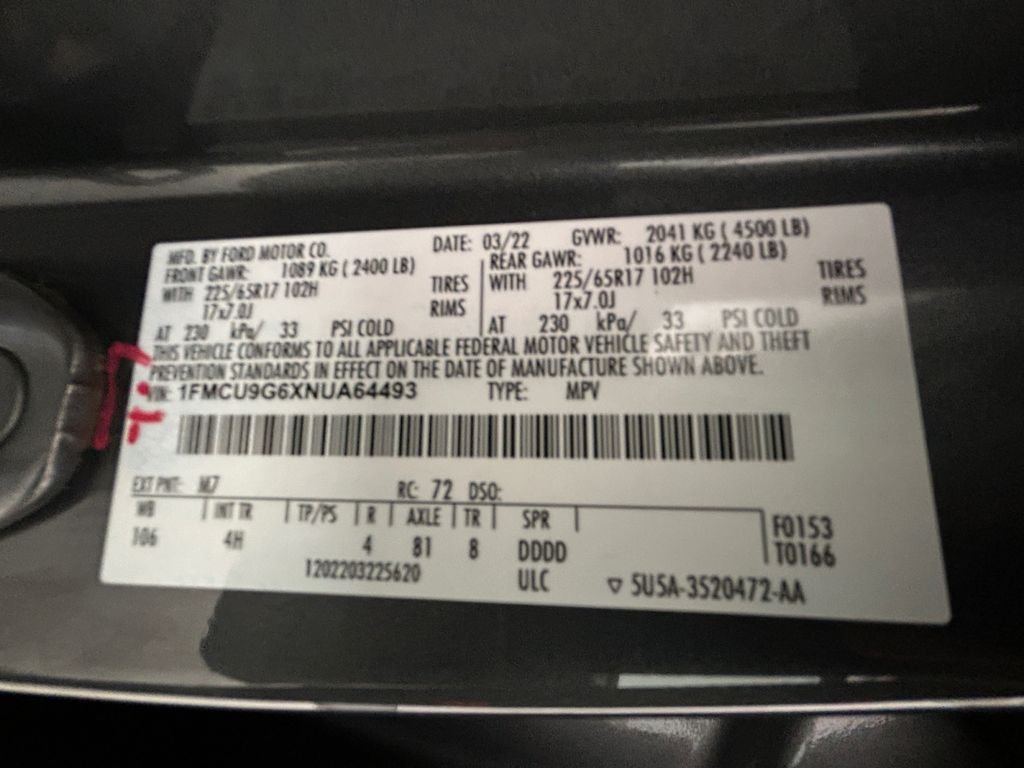 Used 2022 Gray Ford SE image 20