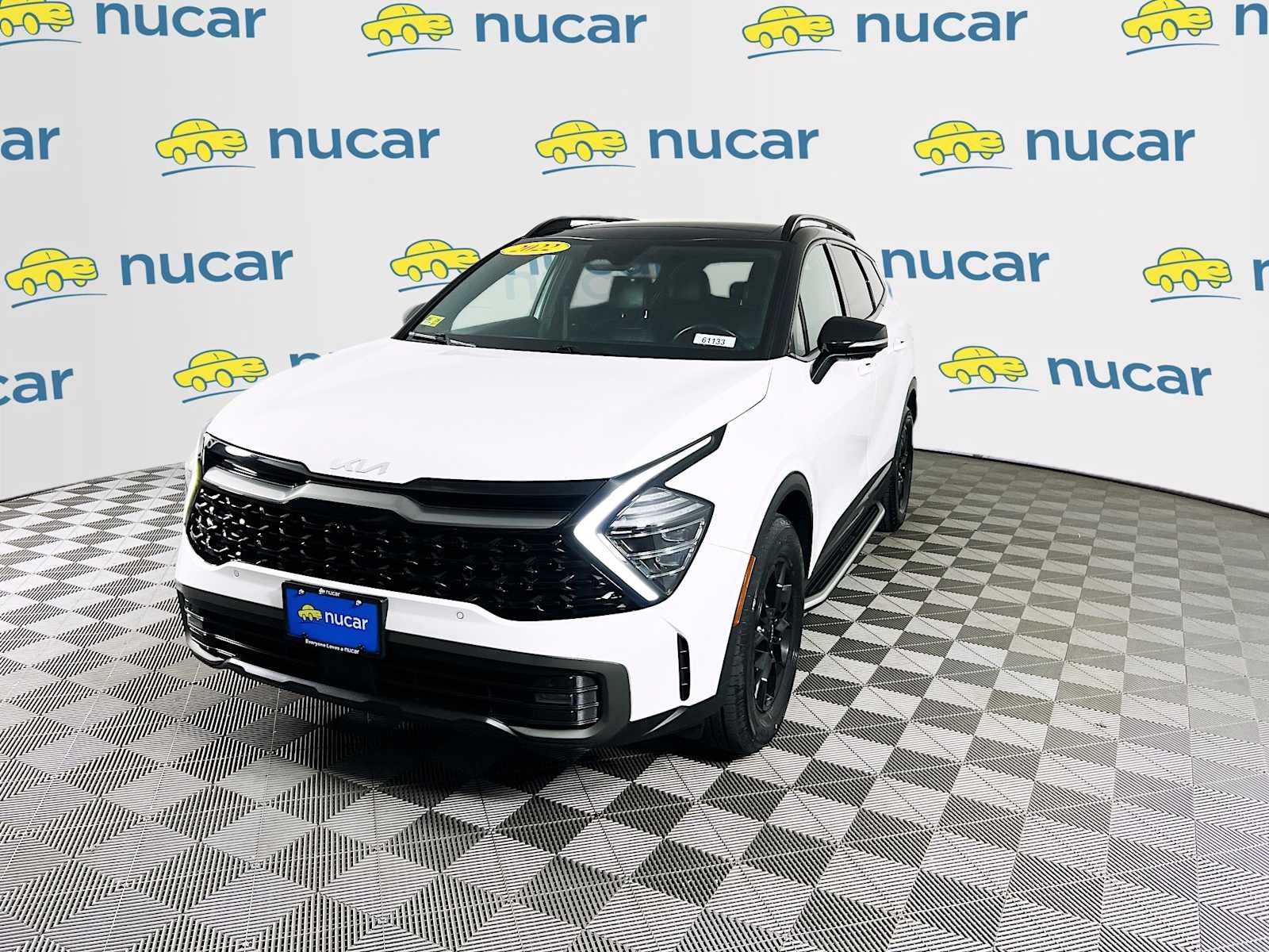Used 2023 Glacier White Pearl/Ebony Black Roof Kia X-Pro Prestige image 3