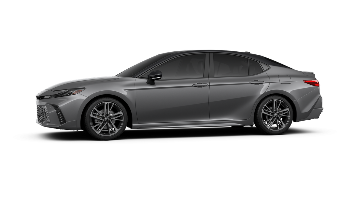 New 2026 Heavy Metal with Midnight Black Metallic roof Toyota XSE image 3