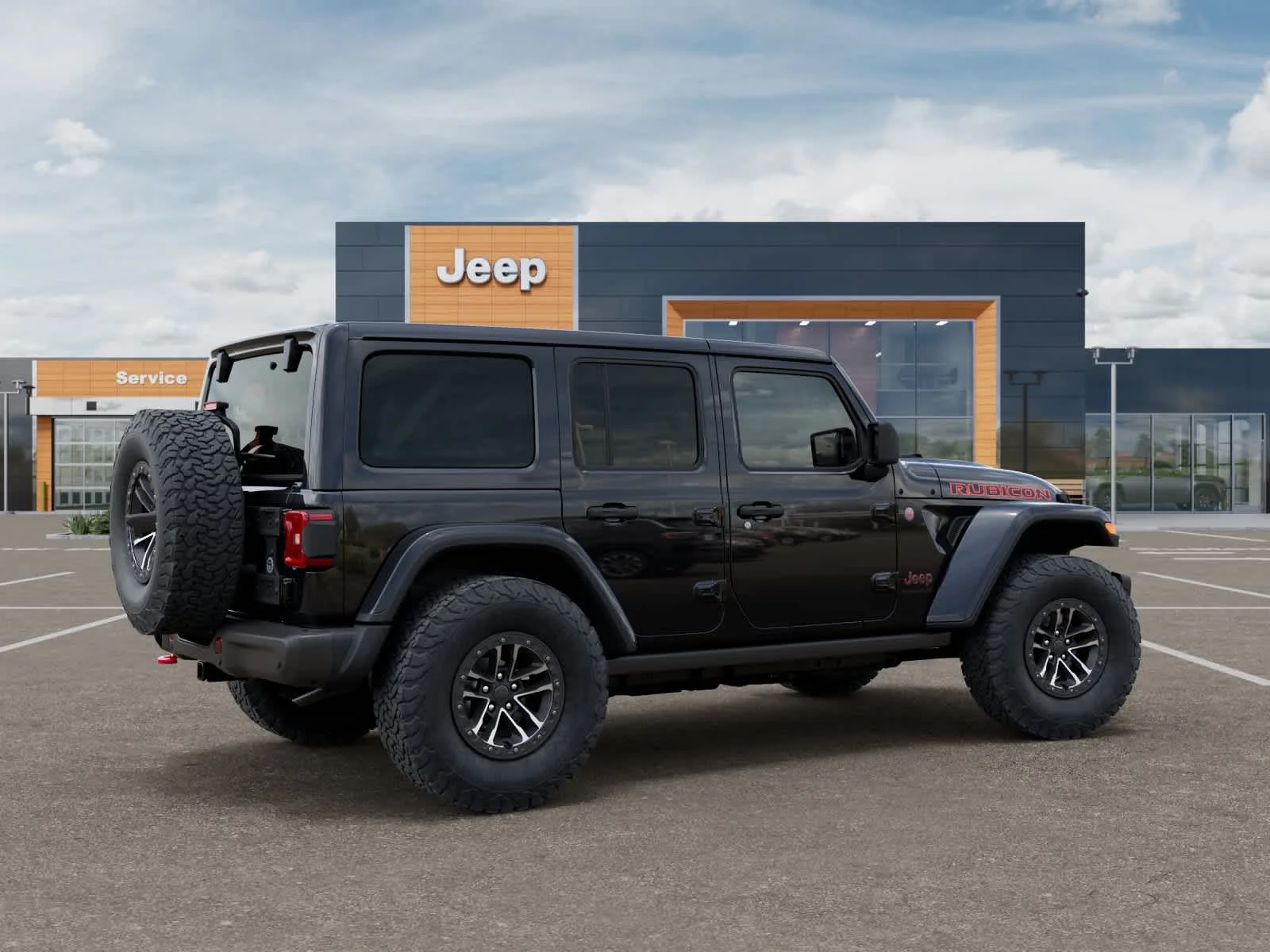 New 2026 Black Clearcoat Jeep Rubicon X image 4