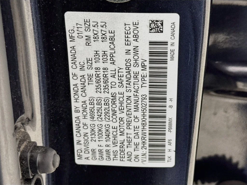 Certified Used 2017 Gunmetal Honda EX-L image 43