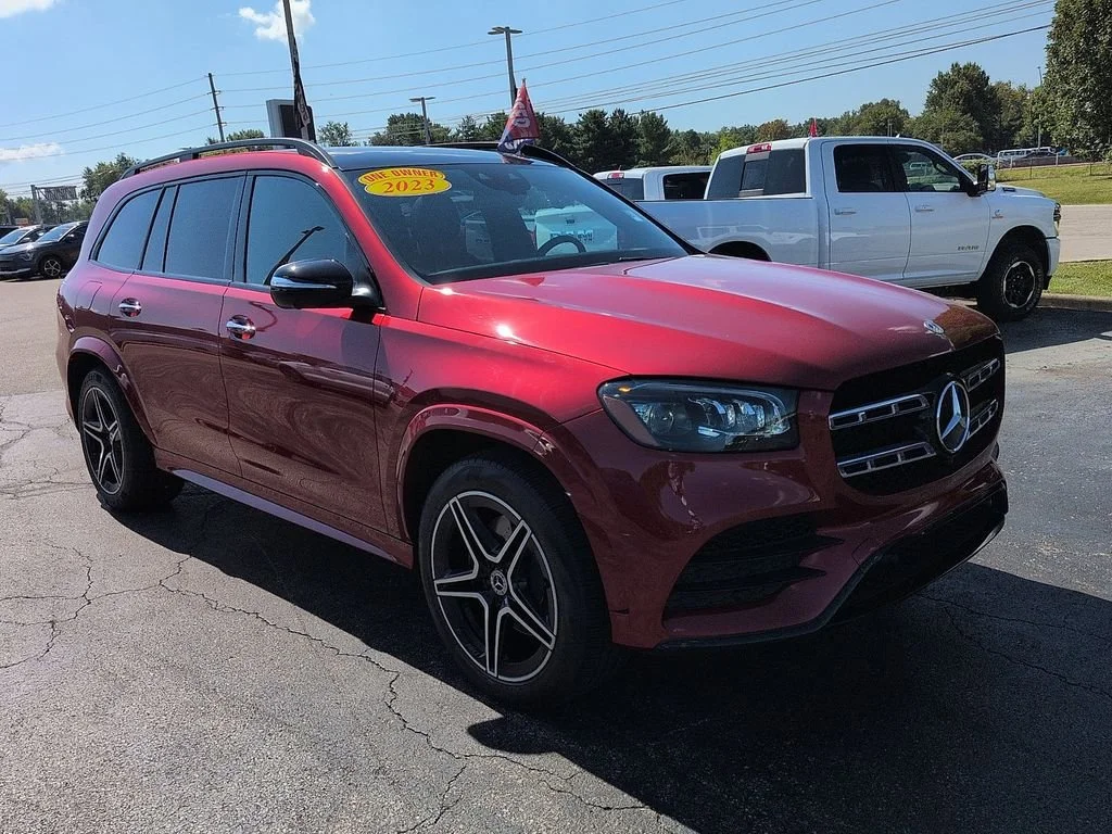 Used 2023 Red Mercedes-Benz GLS 450 image 1