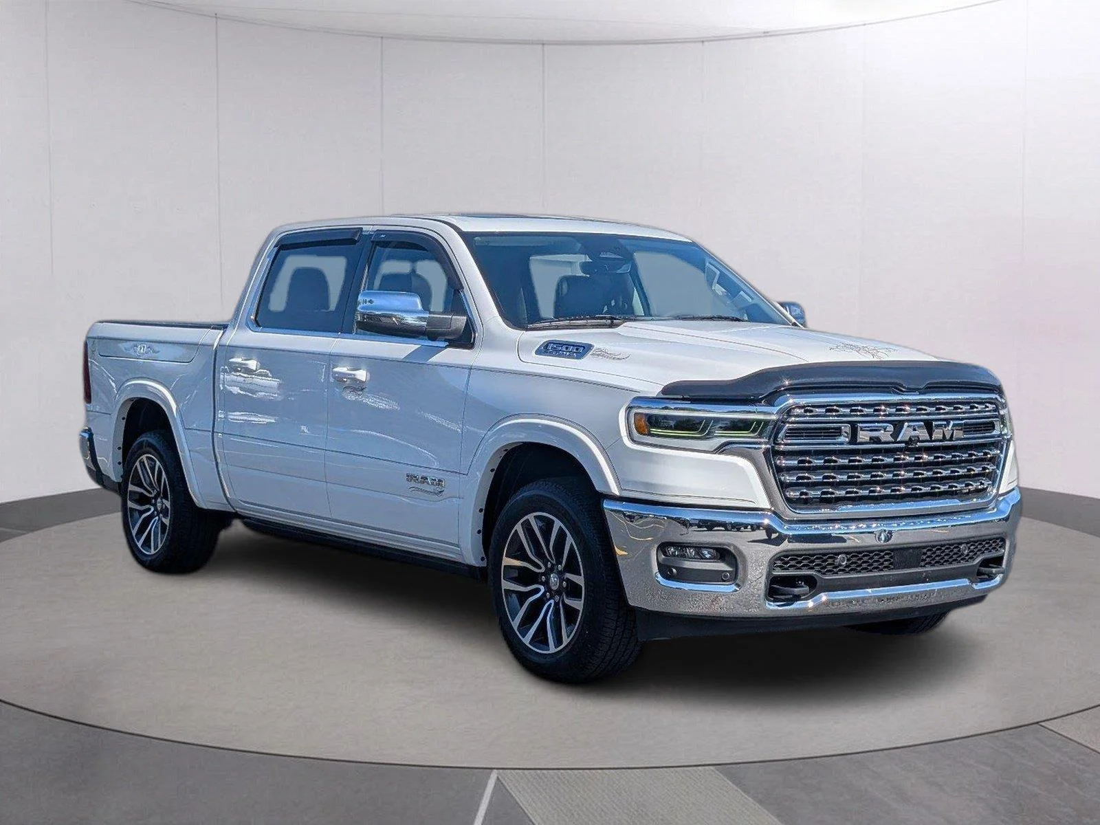 Used 2025 Bright White Clearcoat Ram Longhorn image 10