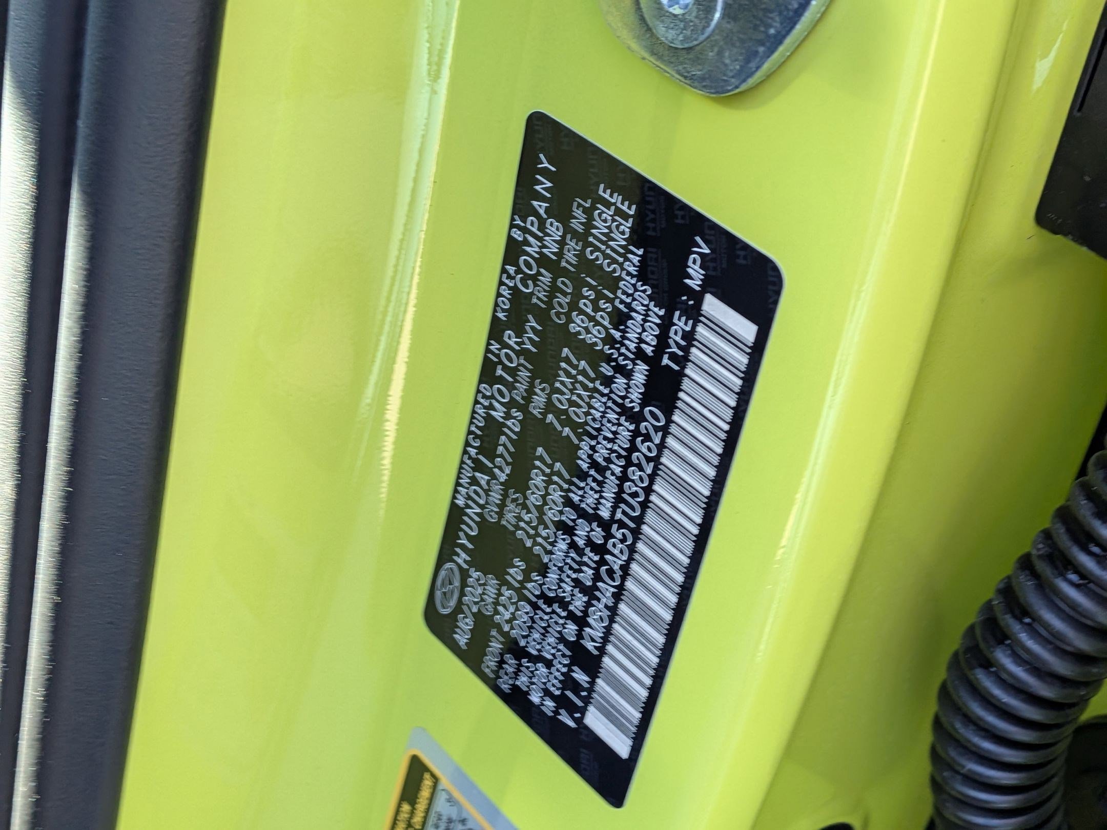 New 2026 Neoteric Yellow Hyundai SE AWD image 19