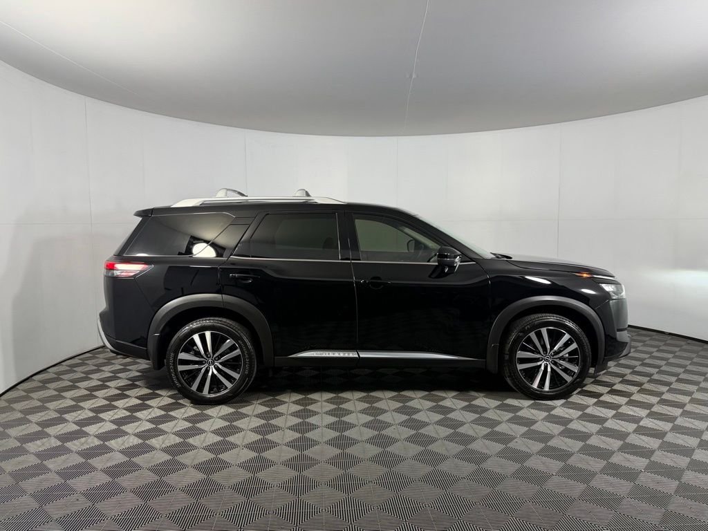 Certified Used 2025 Black Nissan Platinum image 3