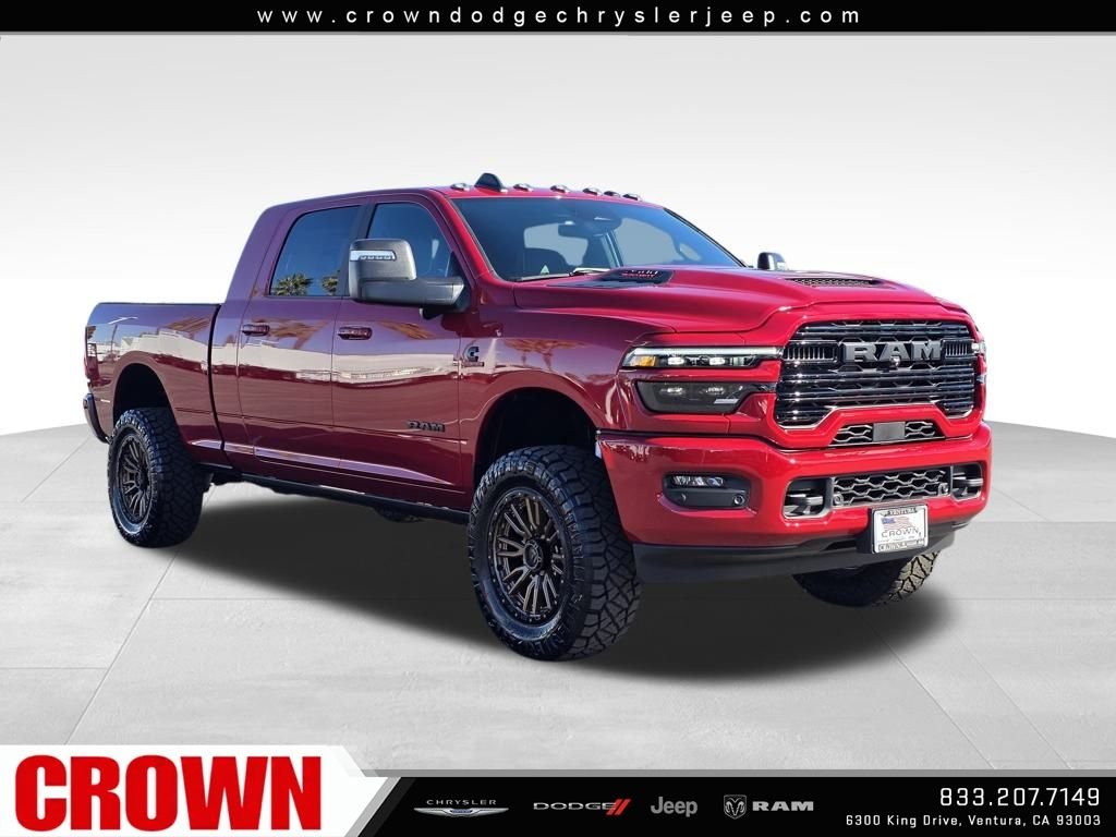 New 2026 Molten Red Pearl-Coat Exterior Paint RAM Laramie image 3