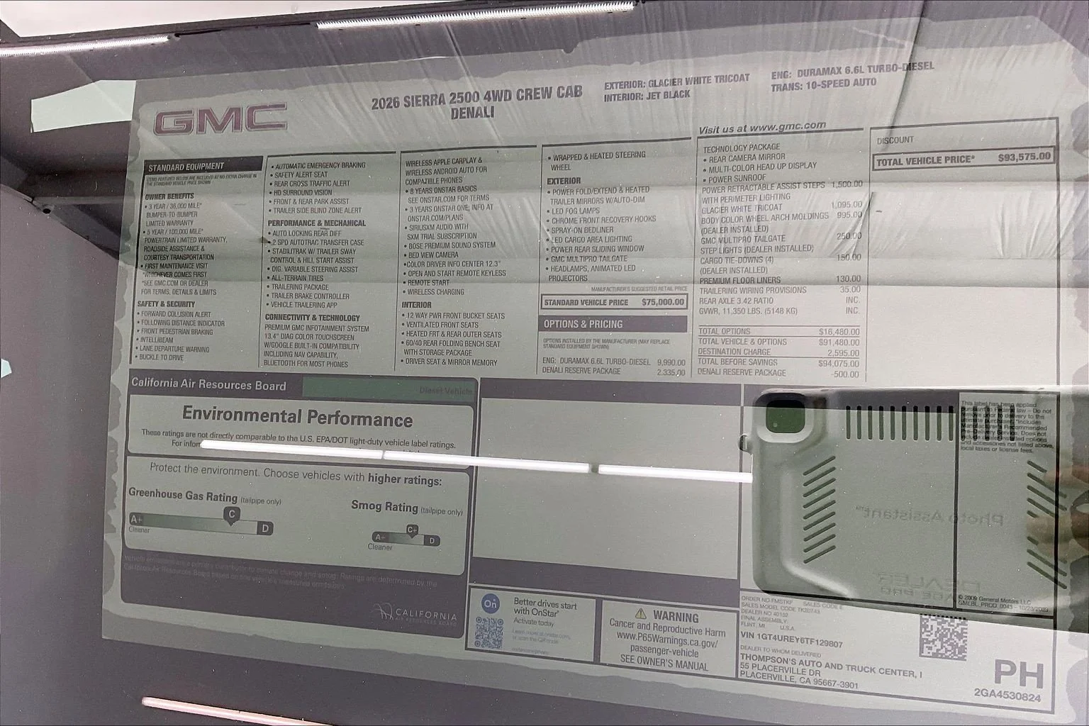 New 2026 Glacier White Tricoat GMC Denali image 21