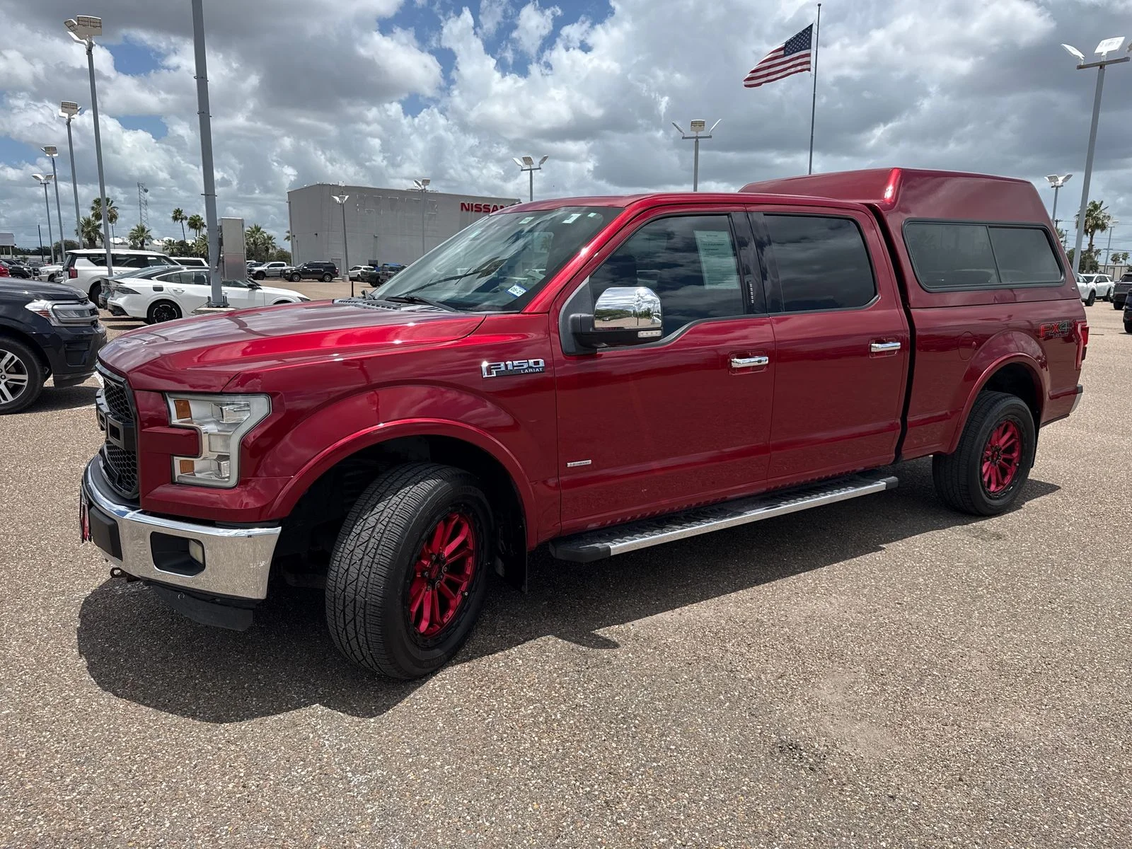 Used 2016 Red Ford Lariat image 3