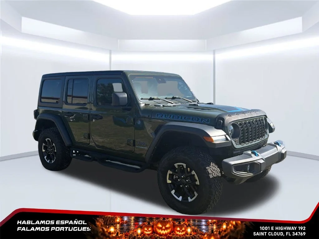Used 2024 Green Jeep Rubicon 4xe image 8