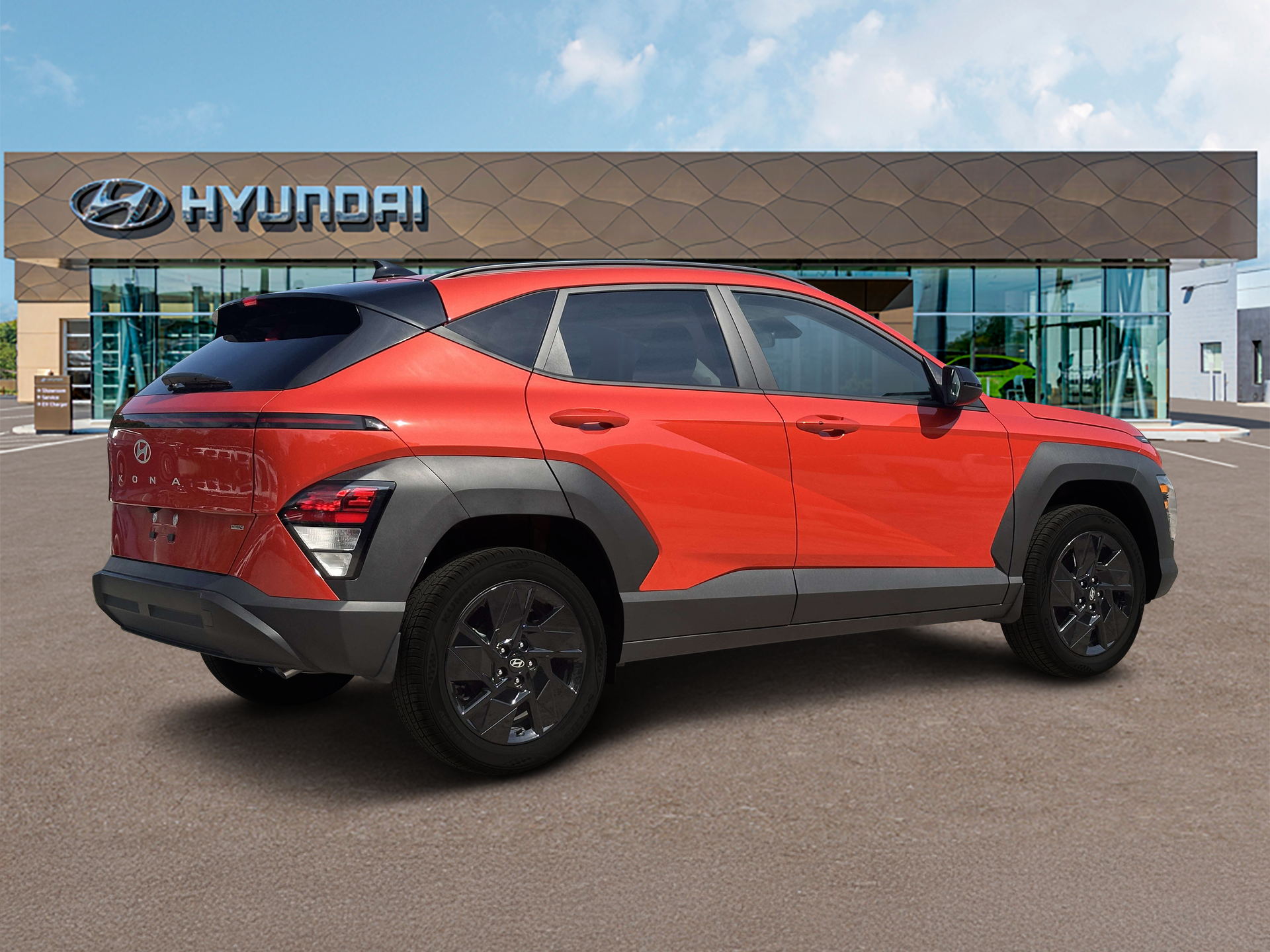 New 2027 Soultronic Orange Pearl Hyundai SEL Sport image 8