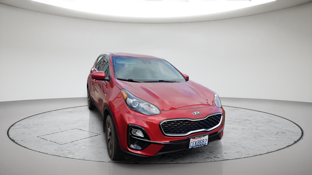 Used 2021 Red Kia LX image 1