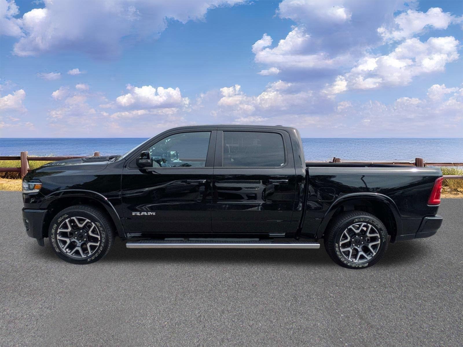 Used 2025 Diamond Black Crystal Pearlcoat Ram Laramie image 5