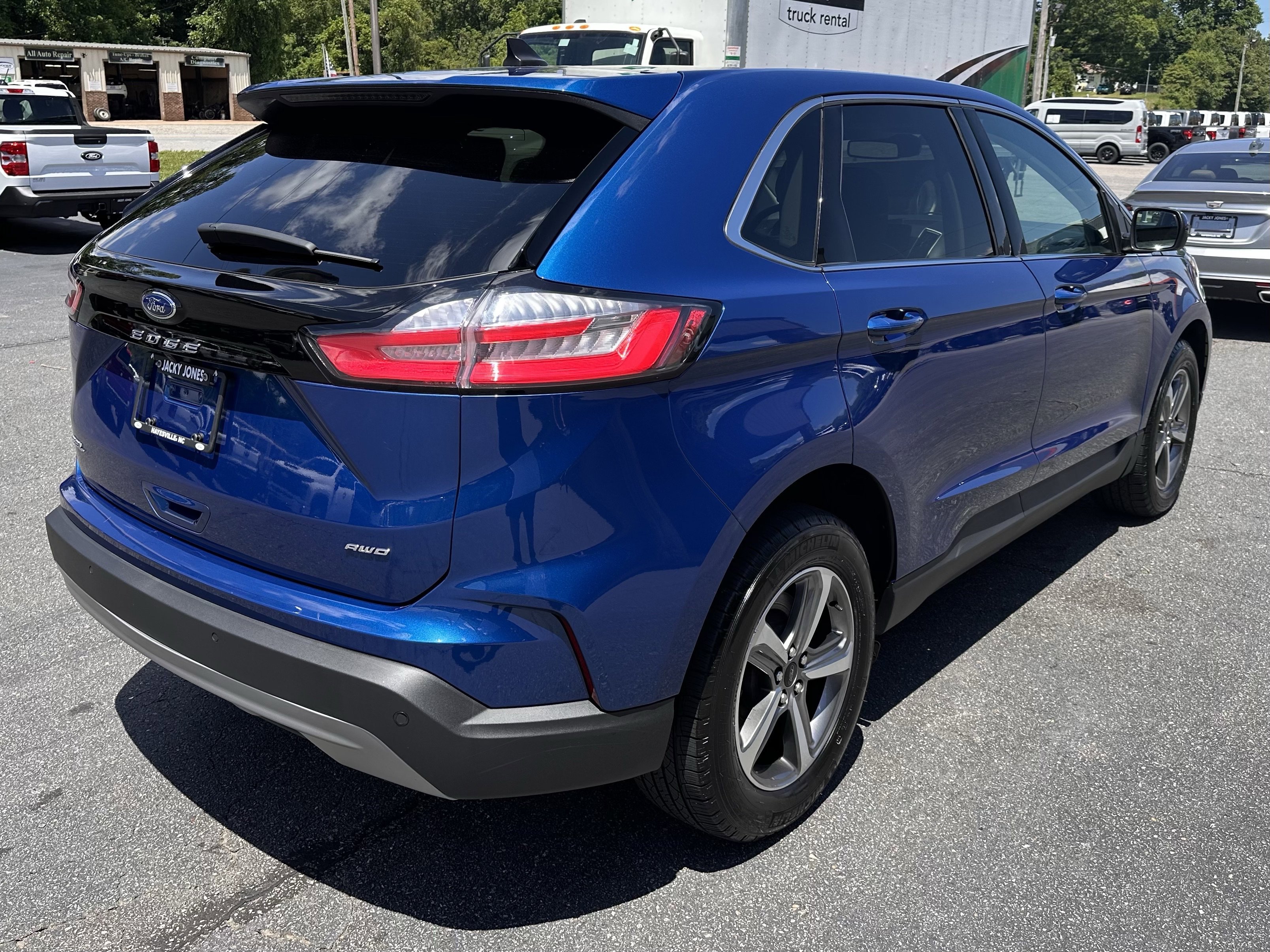 Certified Used 2024 Atlas Blue Metallic Ford SEL image 6