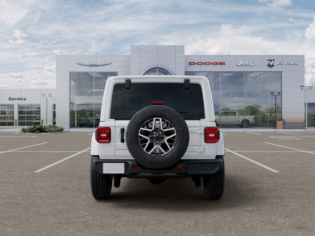 New 2026 Bright White Clear-Coat Exterior Paint Jeep Sahara image 7