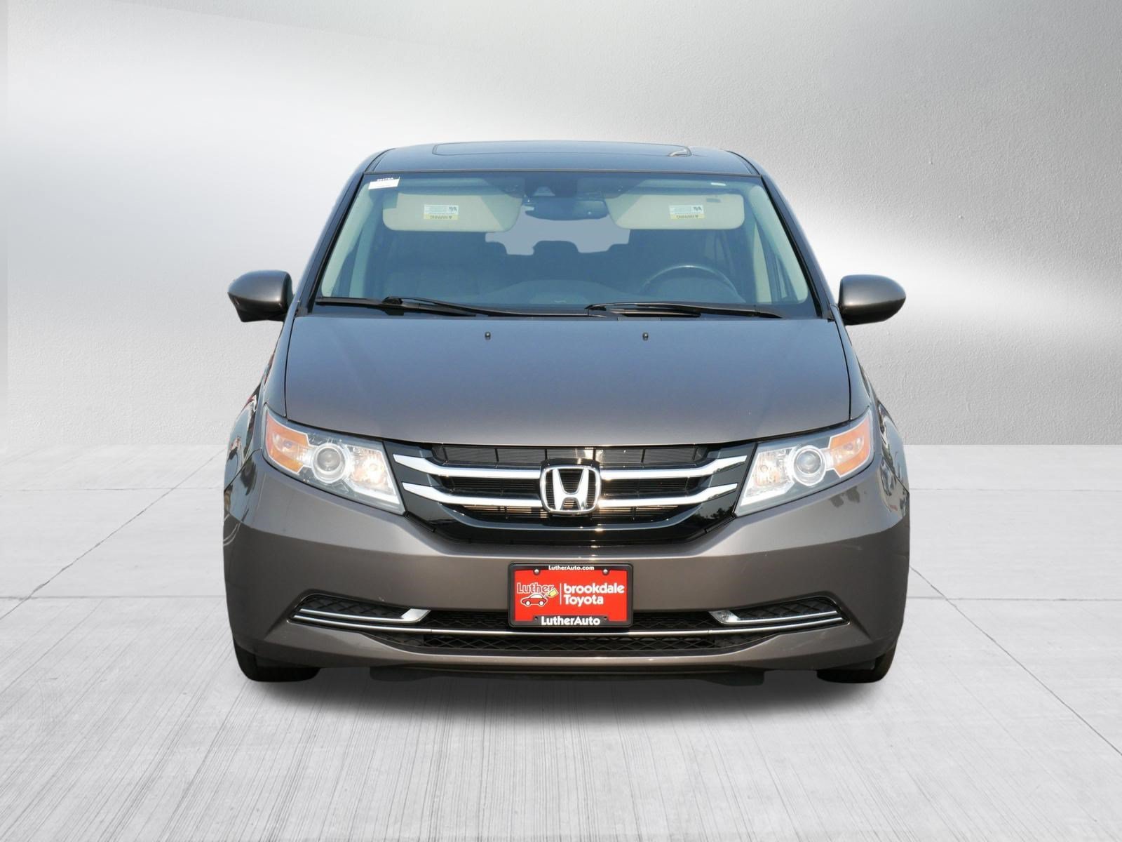 Used 2017 Honda Odyssey EX-L with VIN 5FNRL5H62HB002849 for sale in Brooklyn Center, Minnesota