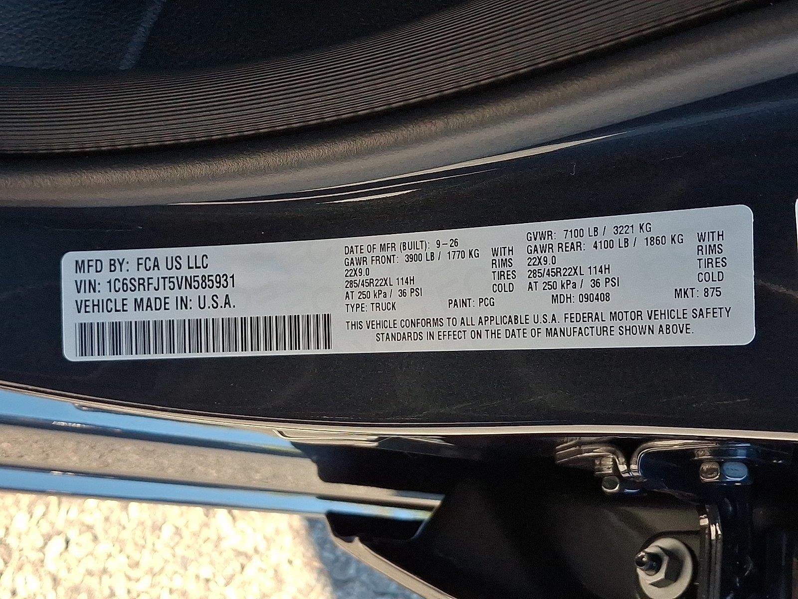 New 2027 Forged Blue Metallic Exterior Paint RAM Laramie image 18