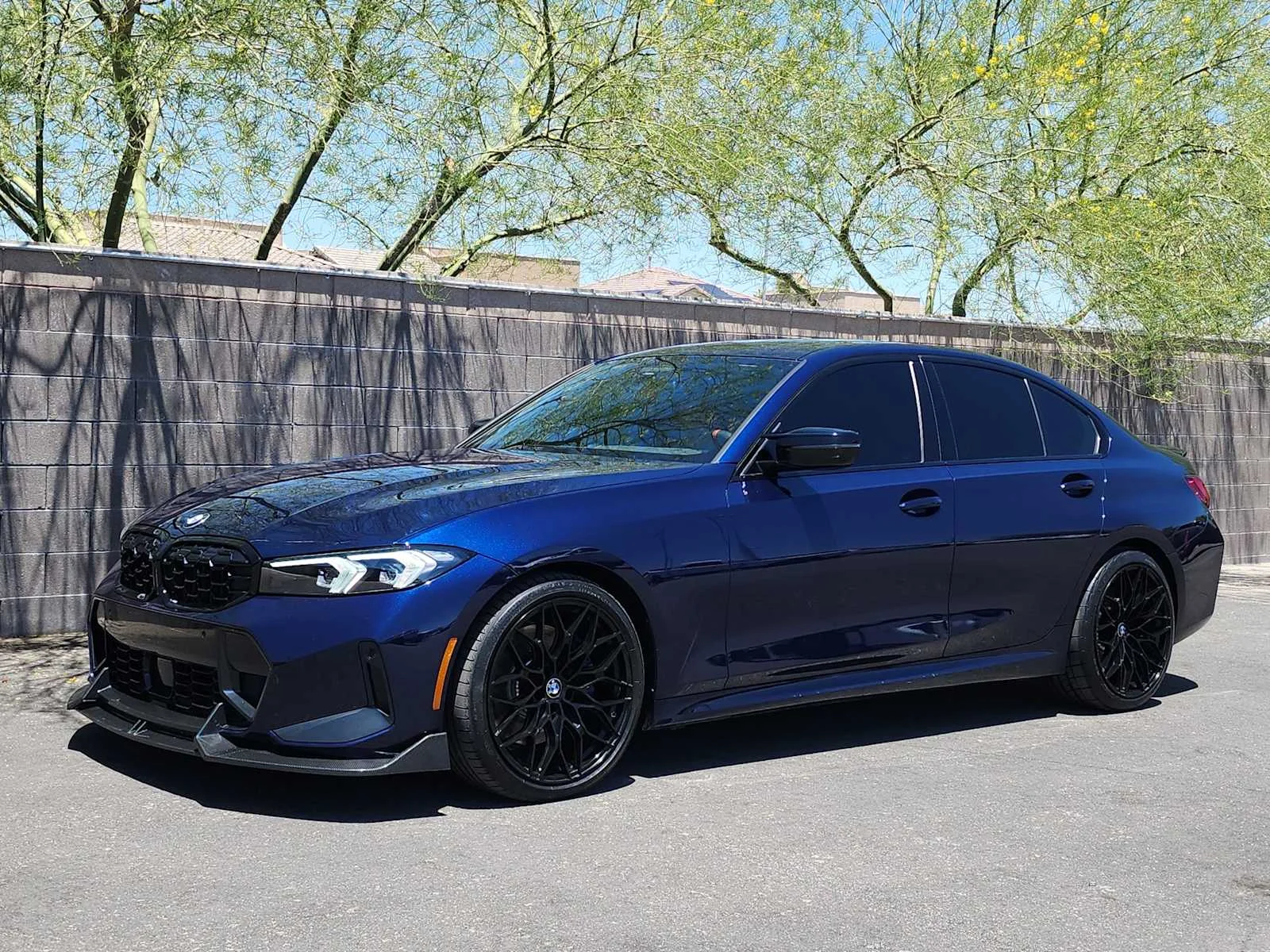 Used 2025 Tanzanite Blue II Metallic BMW M340i image 4
